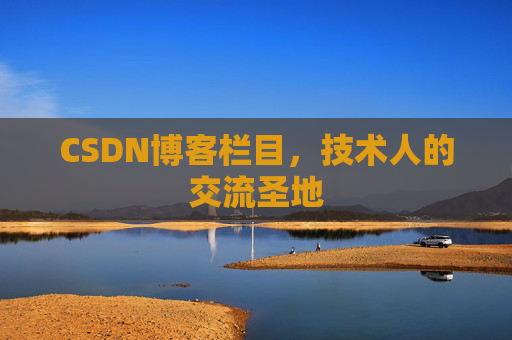 CSDN博客栏目，技术人的交流圣地